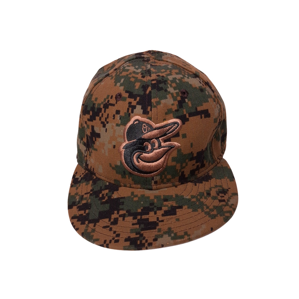 New Era Baltimore Orioles 59FIFTY Fitted Hat 7 3/8 Memorial Day 2016 MLB Cap